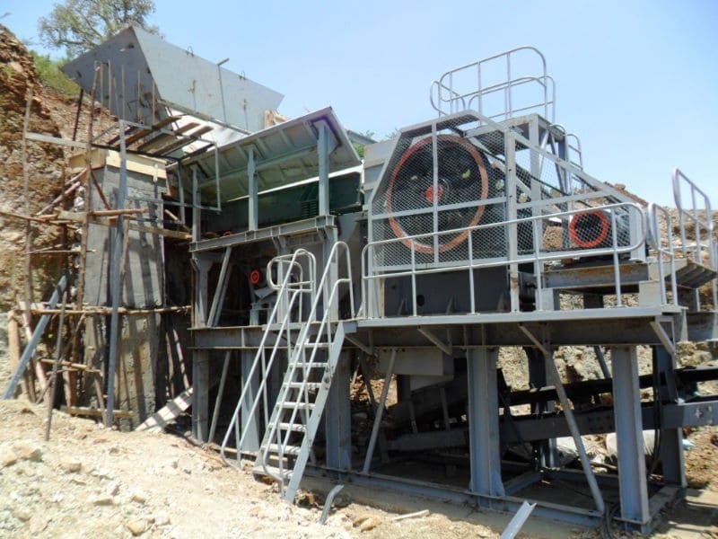 chrome crusher plant