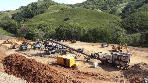 stone crusher plant layout